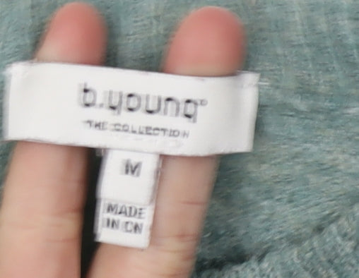 b.young Women's Green Pullover Jumper, Size M