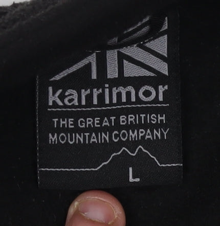 Karrimor Men's Black Fleece Jacket L Outdoor Casual