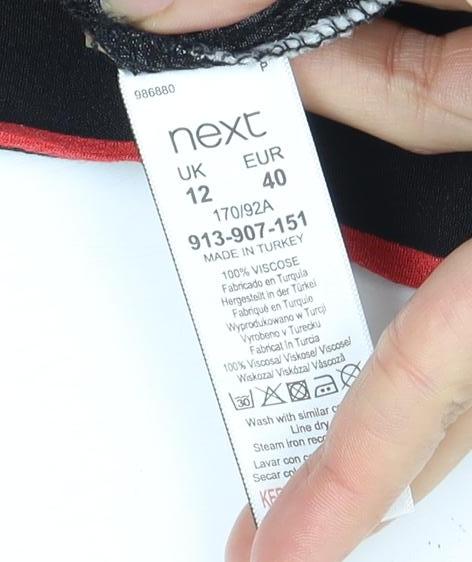 Next Women's Multicoloured Striped Blouse Size 12