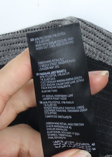 Nine Savannah Miller Grey Balloon Sleeve Top