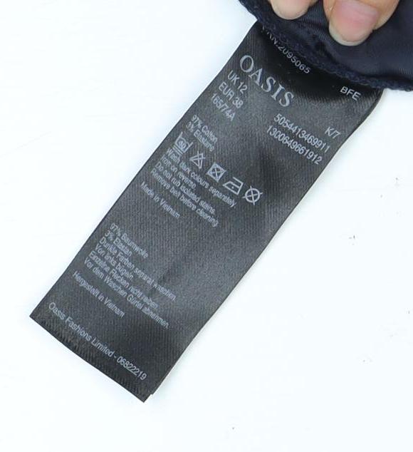Oasis Women's Black Slim Fit Trousers - Size 10