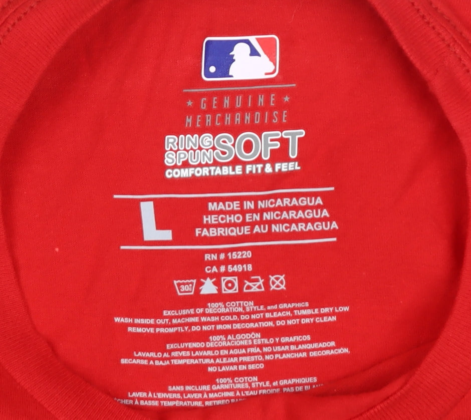 Cincinnati Reds Men's Red L Cotton Graphic T-Shirt