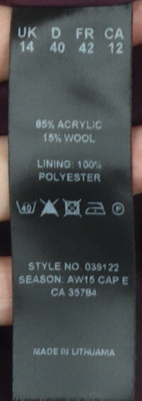 Eastex Women's Grey Herringbone Blazer, Size 14