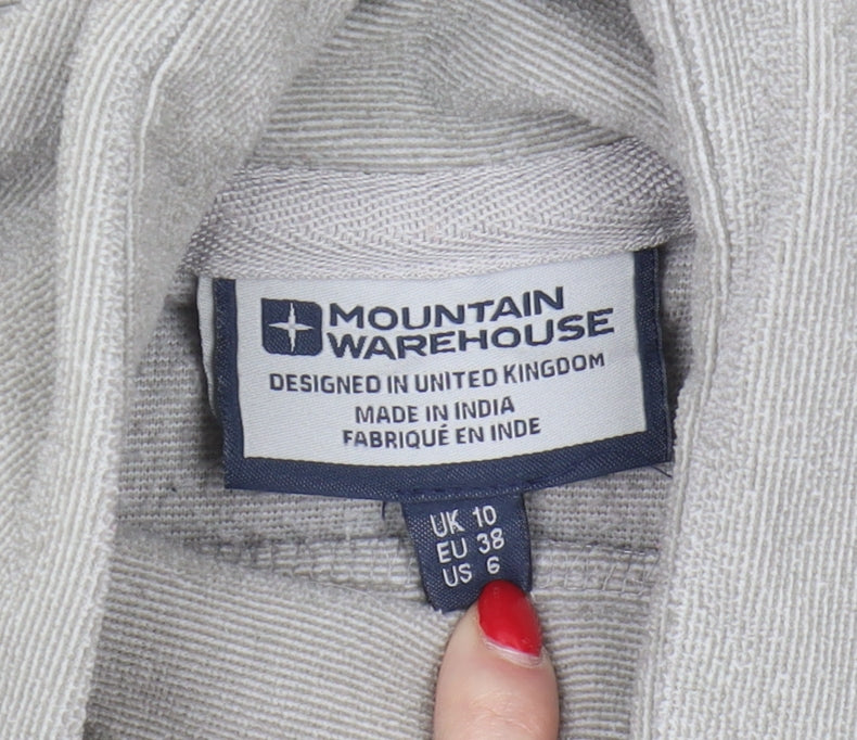 Mountain Warehouse Women's Grey Cowl Neck Sweatshirt Size 10