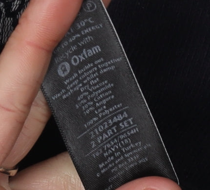 Marks and Spencer Women's Black Cardigan, Size 18