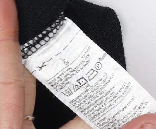 Gap Women's Black Knee Length Shift Dress - L