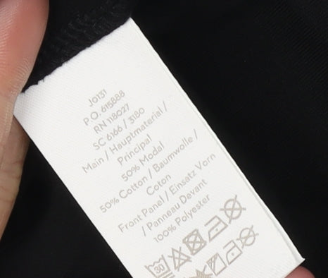 Boden Women's Black Sleeveless Scoop Neck Top Size 12