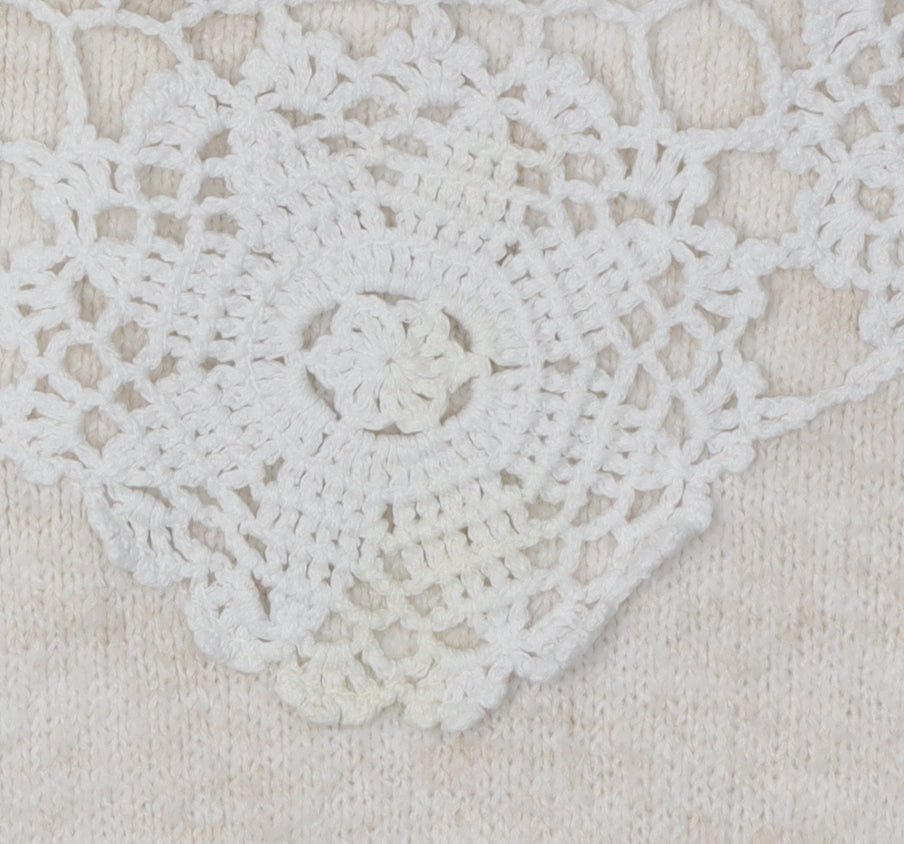 River Island Women's Beige Pullover Jumper Size 12