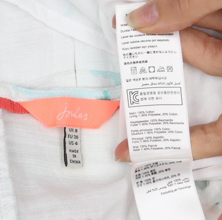 Janette Women's Floral A-Line Dress Size 8 Summer