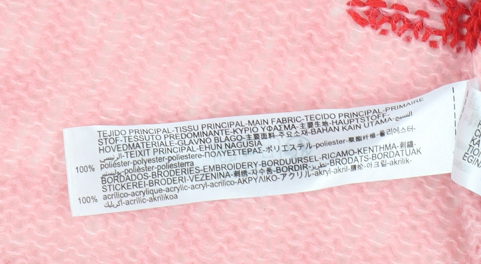 ZARA Women's Pink Cardigan Size 10