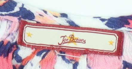 Joe Browns Women's Multicoloured Floral Tunic Blouse Size 14