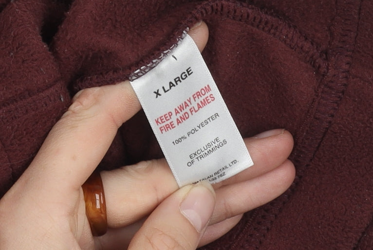 Lincoln Men's XL Purple Fleece Waistcoat