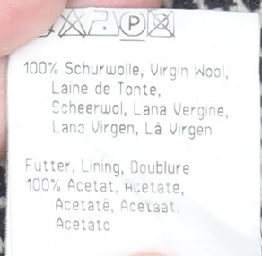 Betty Barclay Women's Black White Check Blazer Size 14