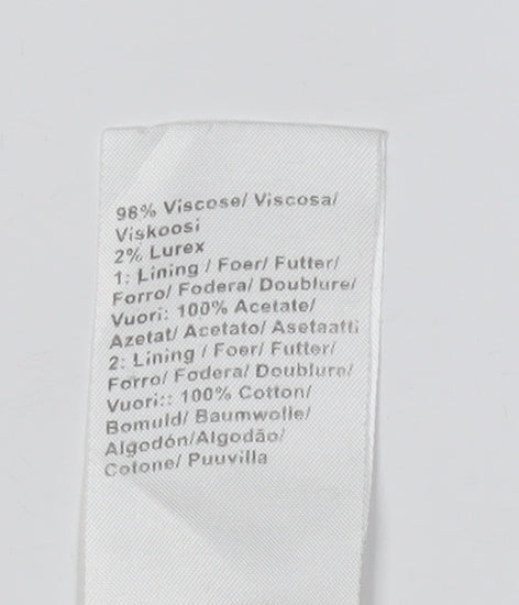 Noa Noa Women's Beige Blouse, Size 8, Striped