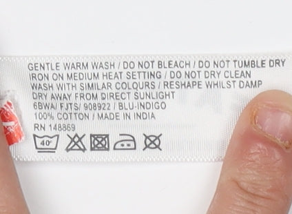 FatFace Women's Blue Polka Dot Cardigan Size 10