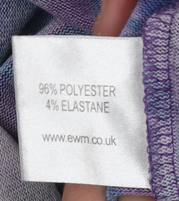 Honor Millburn Women's Purple Floral Pullover Jumper Size 12