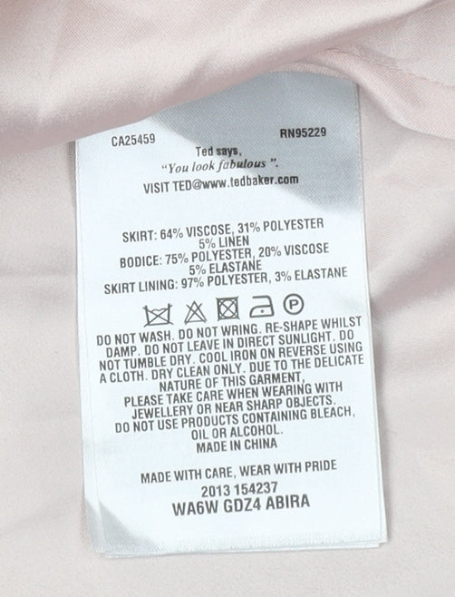 Ted Baker Women's Floral Fit & Flare Dress (L)