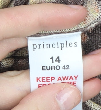 Principles Women’s Multicolour Cardigan Size 14