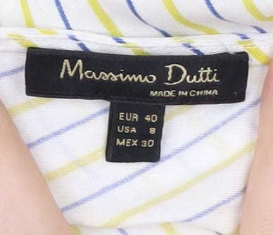 Massimo Dutti Women's Striped Tunic Blouse - Size 12