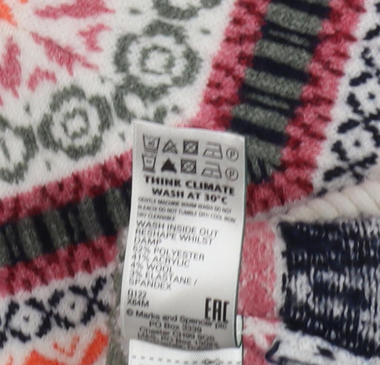 Marks & Spencer Women's Multicoloured Fair Isle Pullover S