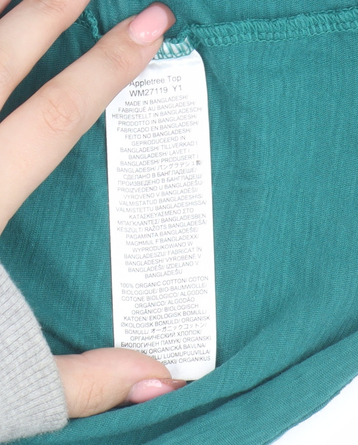 Seasalt Cornwall Women's Green T-Shirt Size 14, Casual