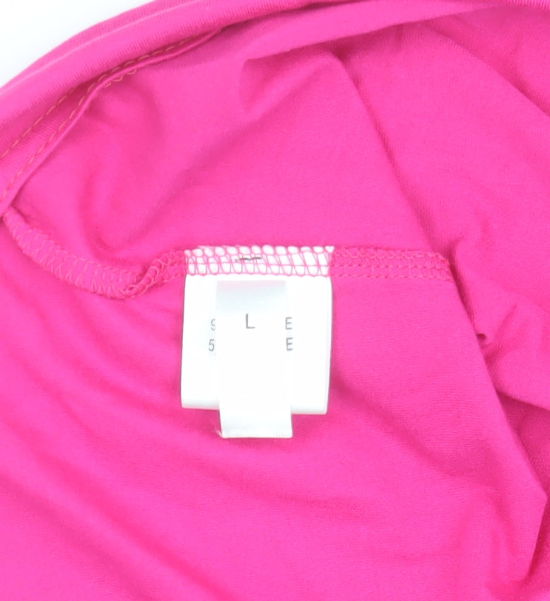 Saloos Women's Pink Sleeveless Tank Top L Casual