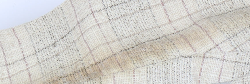 Gurtex Men's Beige Check Blazer, Size 40 Regular Fit