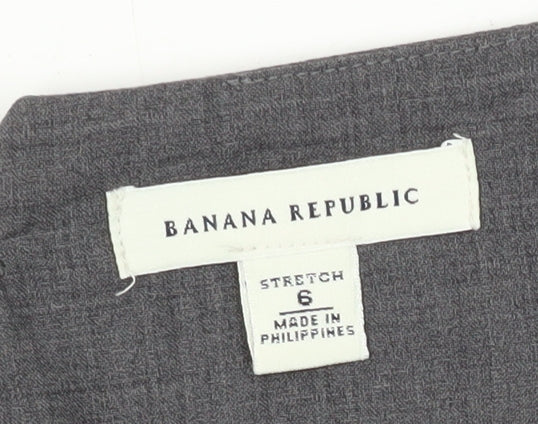 Banana Republic Grey Pencil Skirt - Size 6 Women's
