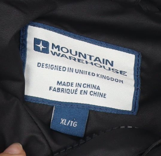 Mountain Warehouse Men's Black XL Waterproof Jacket