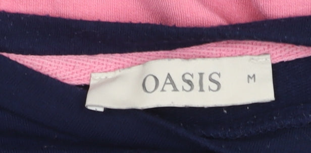 Oasis Women's Multicoloured Striped Pullover Jumper M