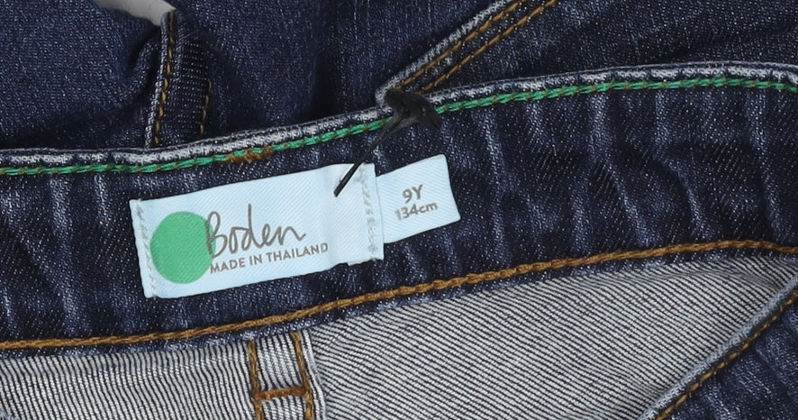 Boden Girls Blue Skinny Jeans, Size 9 Years