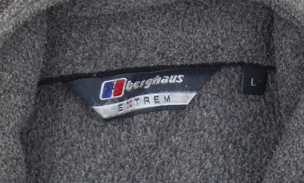 Berghaus Men's Grey L Fleece Jacket - Full Zip Casual Outdoor