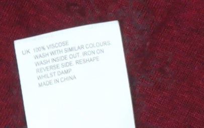 White Stuff Women's Red 3/4 Sleeve Top - Size 16