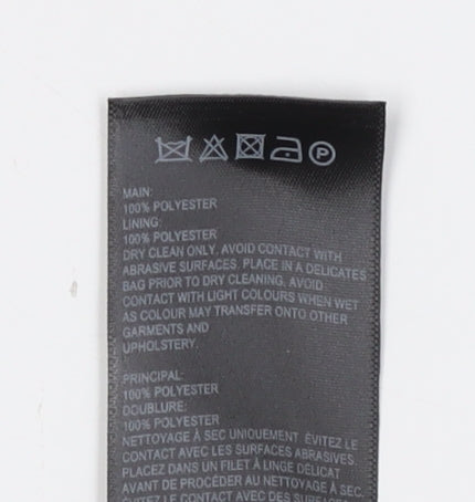 Whistles Women's Black Floral Blouse UK 10 V-Neck