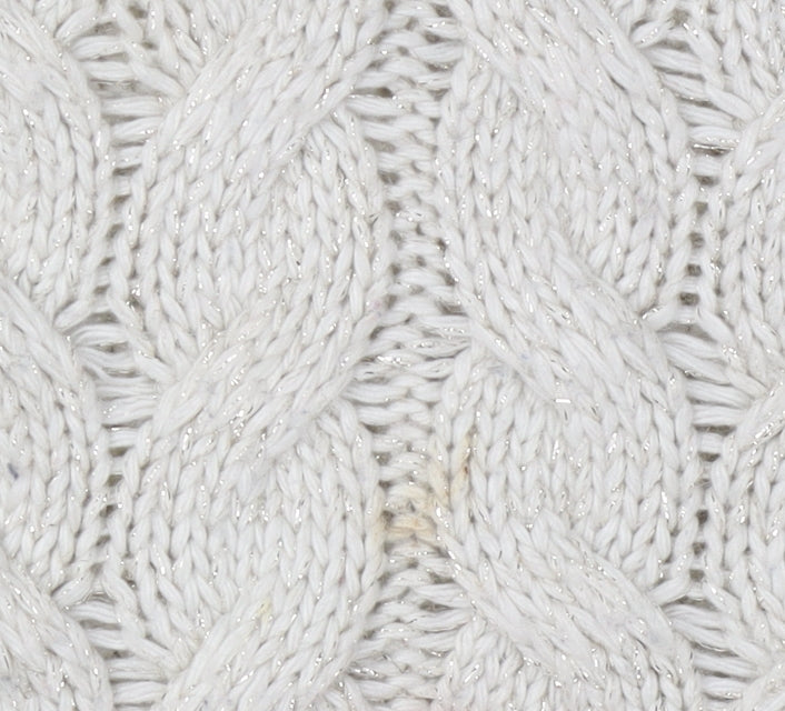 Debenhams Women's Ivory Roll Neck Cable-Knit Jumper Size 12