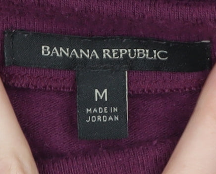 Banana Republic Women's Purple Pullover Jumper M