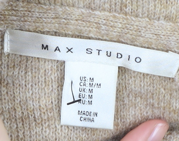 Max Studio Women's Beige Cape Jumper, Size M