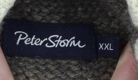 Peter Storm Men's Brown Pullover Jumper 2XL