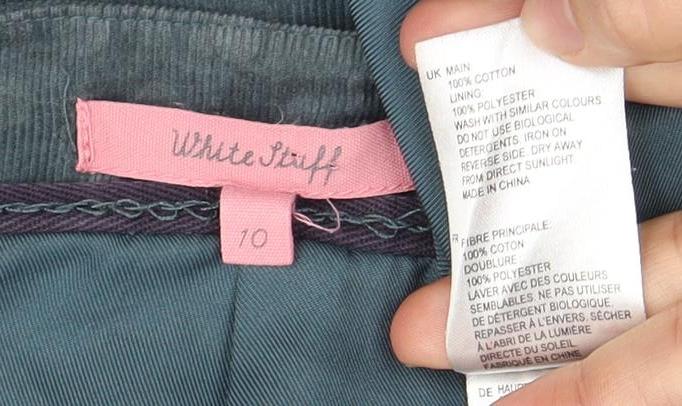 White Stuff Women's Green Shift Dress Size 10