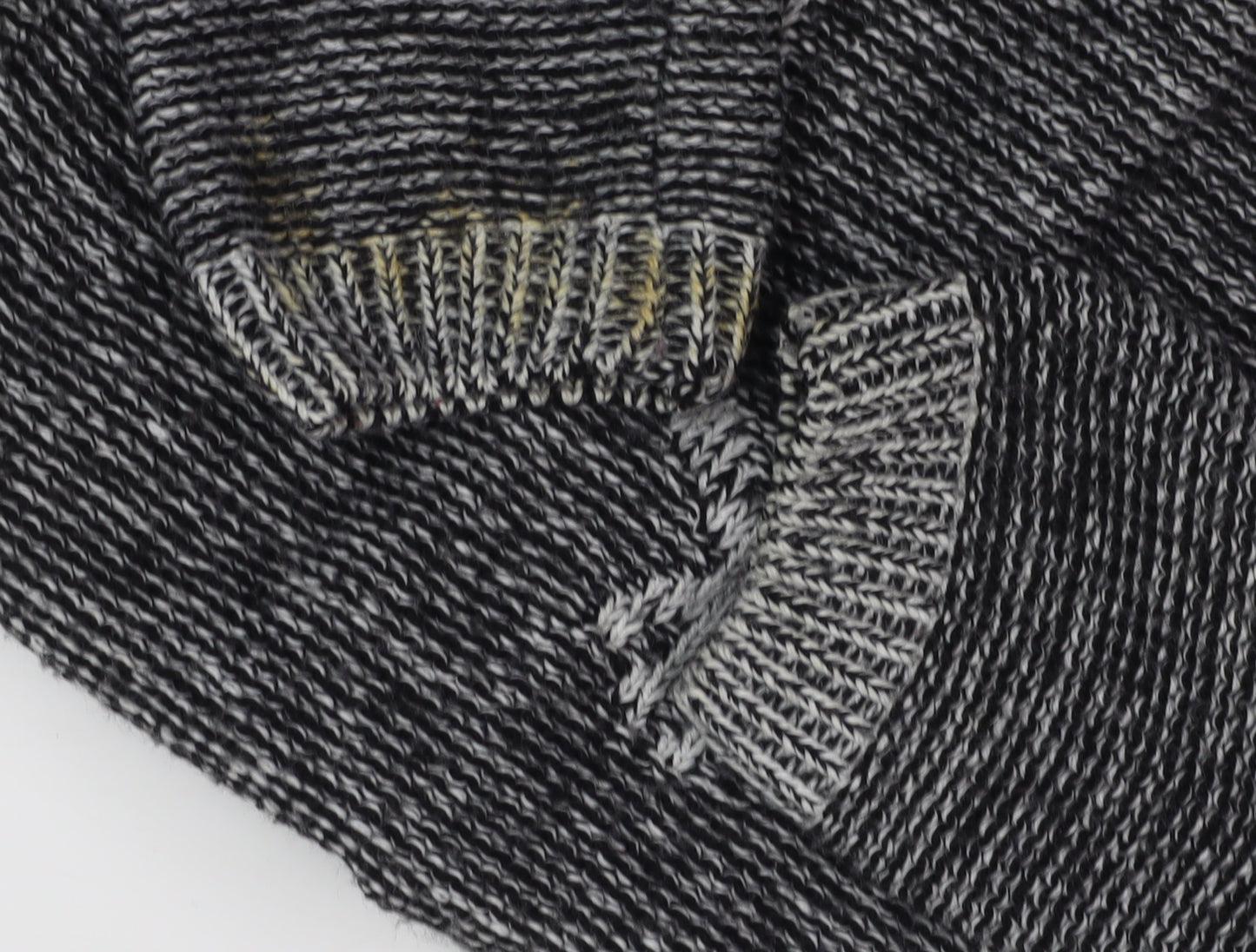 QED London Women's Grey Owl Knit Jumper S