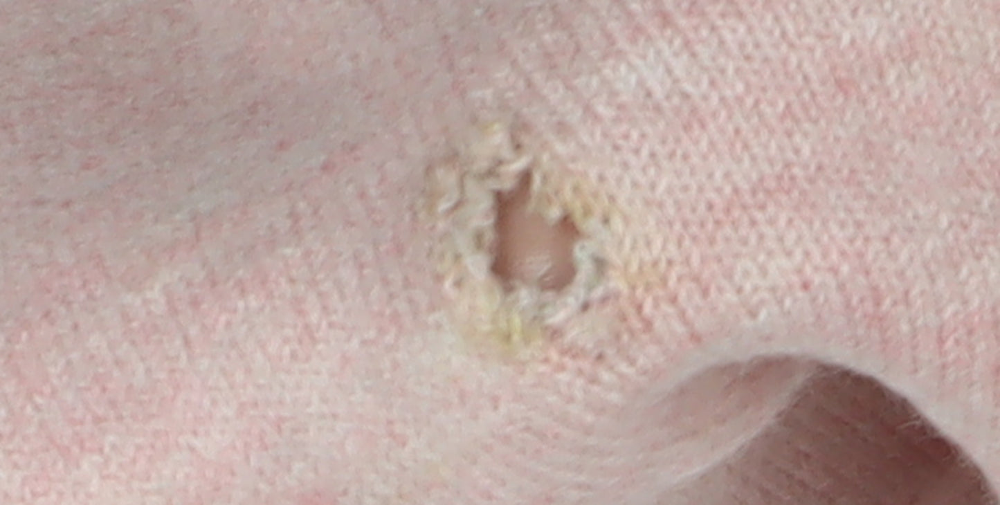 M&S Women's Pink Knit Crew Neck Jumper, Medium