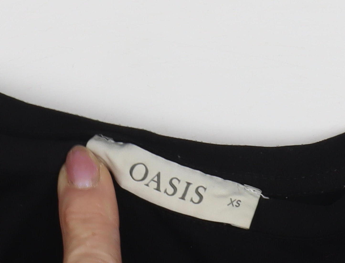 Oasis Women's Black XS Crew Neck T-Shirt