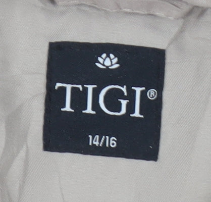 TIGI Women’s Beige Waistcoat Size 14