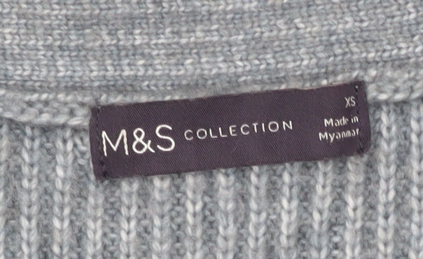 Marks and Spencer Women's Grey Cardigan XS