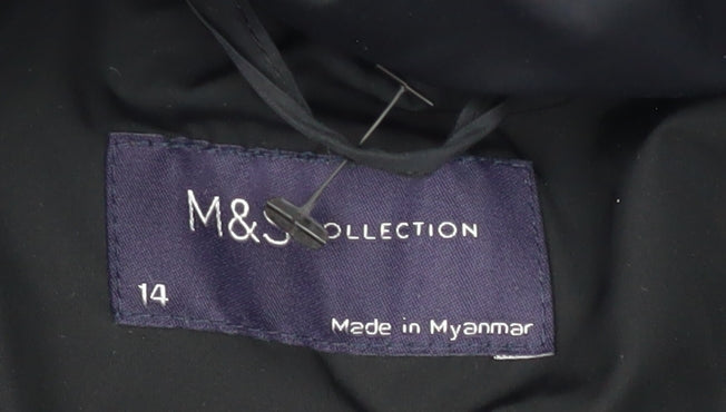 Marks and Spencer Women's Black Puffer Jacket Size 14