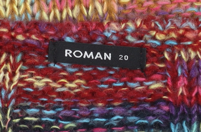 Roman Women's Multicoloured Knit Pullover Size 12