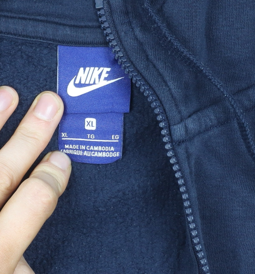 Nike Men's Blue XL Basic Hooded Jacket