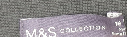 Marks and Spencer Women's Black Pencil Skirt, Size 18