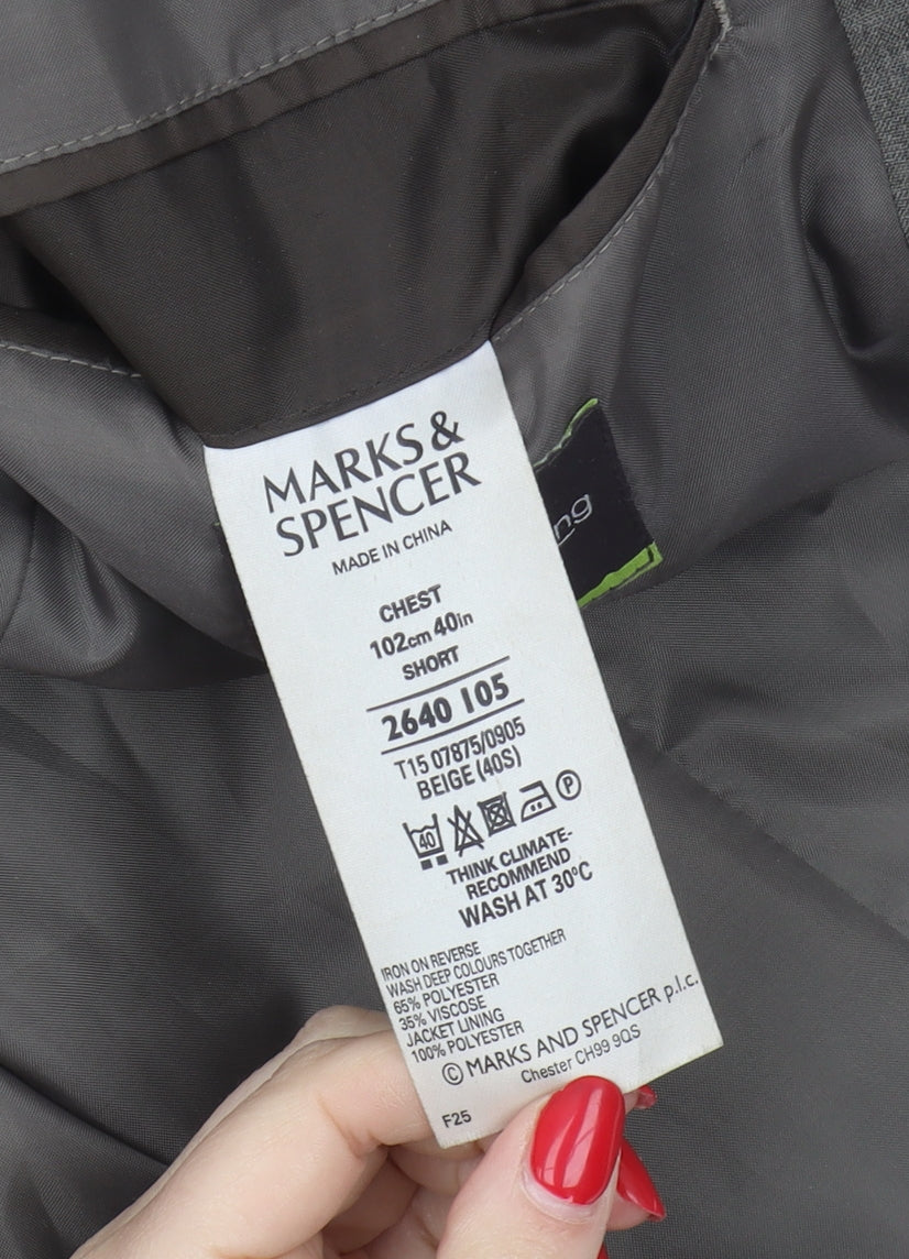 Marks and Spencer Beige Blazer 40S Men’s Formal
