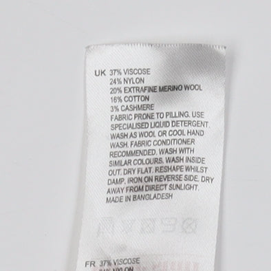 White Stuff Women’s Green High Neck Jumper, Size 14